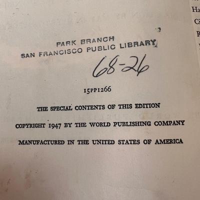 Antique Books Including A Christmas Carol, Brave Men, and 20,000 Leagues Under The Sea (UB-DZ)