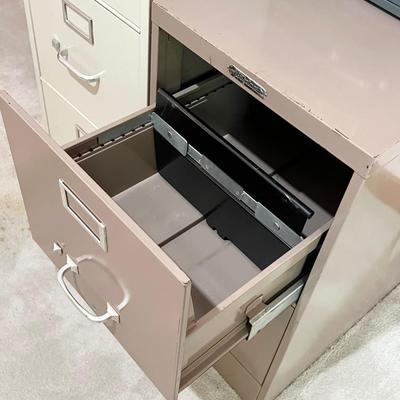 Trio (3) Filing Cabinets