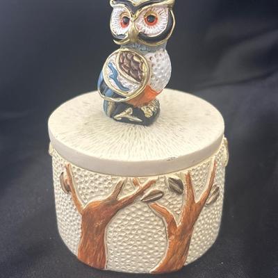 Streamline owl jewelry holder