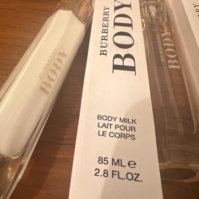 2 Burberry "Body" Body Lotion & Body Oil
