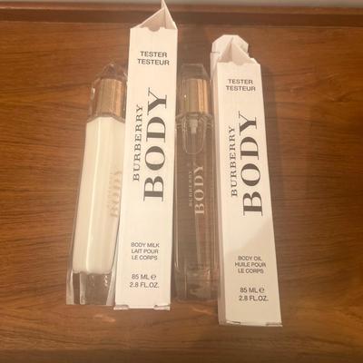 2 Burberry "Body" Body Lotion & Body Oil