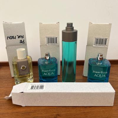 Lot of 4 Perry Ellis Mens Colognes