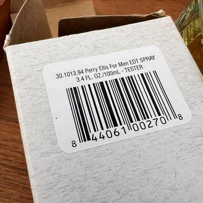 Lot of 4 Perry Ellis Mens Colognes