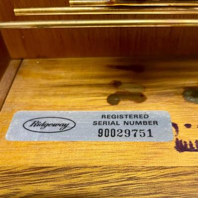 Vintage Ridgeway Mantel Clock with Westminster Chimes