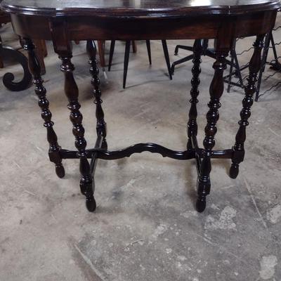 Wooden Six Leg Parlor Table