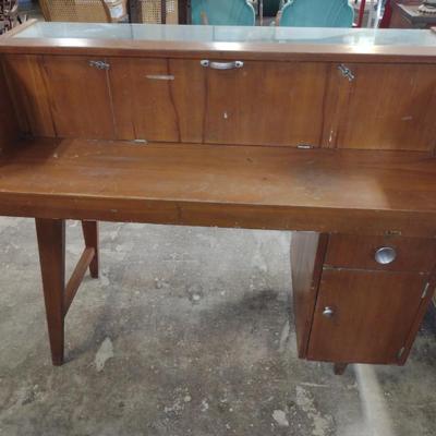 Antique Modecraft Jeweler's Work Desk with Display Case