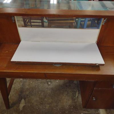 Antique Modecraft Jeweler's Work Desk with Display Case