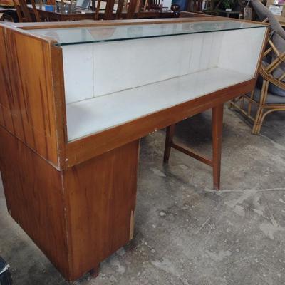 Antique Modecraft Jeweler's Work Desk with Display Case