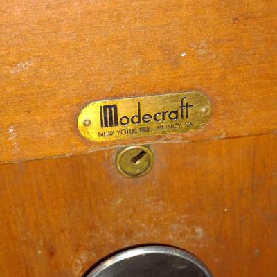 Antique Modecraft Jeweler's Work Desk with Display Case