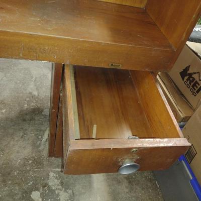 Antique Modecraft Jeweler's Work Desk with Display Case