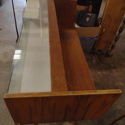 Antique Modecraft Jeweler's Work Desk with Display Case