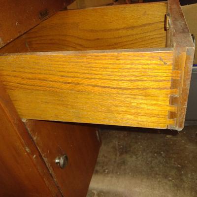 Antique Modecraft Jeweler's Work Desk with Display Case