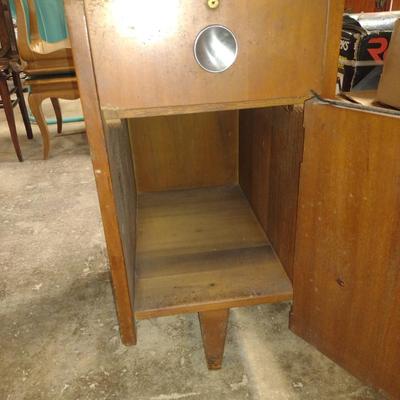 Antique Modecraft Jeweler's Work Desk with Display Case
