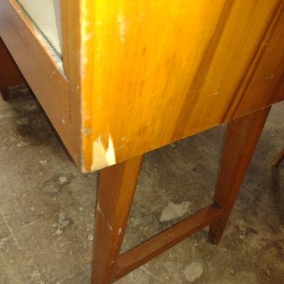 Antique Modecraft Jeweler's Work Desk with Display Case