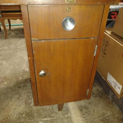 Antique Modecraft Jeweler's Work Desk with Display Case