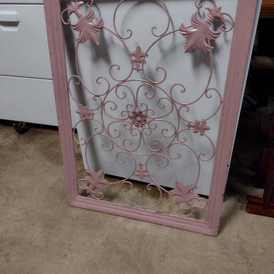 Metal Wall Decor- Approx 25 3/4" x 36"