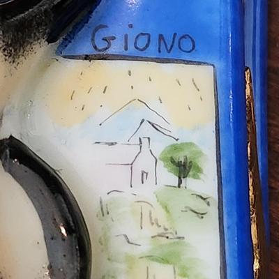 Eximious Peint Main Limoges France Giono Siamese Cat Trinket Box