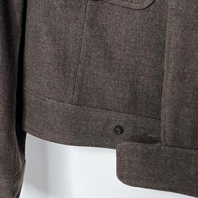 WWII Eisenhower Wool Jacket Size 38 Short and Cap
