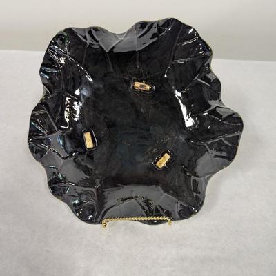 Approx 11" Glazed Ceramic Lily Pad