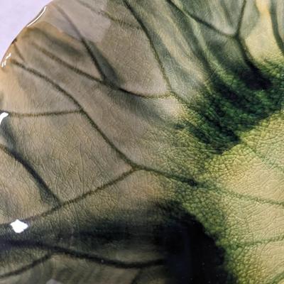 Approx 11" Glazed Ceramic Lily Pad