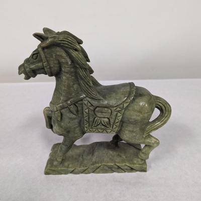 Chinese Green Jade Horse