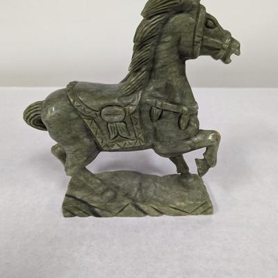 Chinese Green Jade Horse