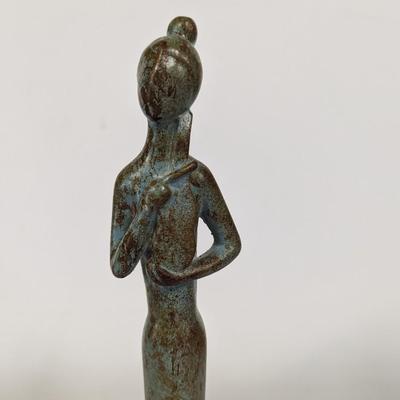 Tall Metal Figurine