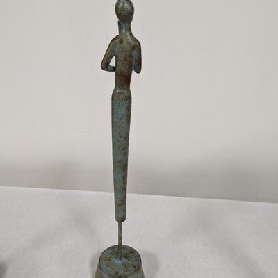 Tall Metal Figurine