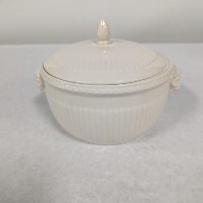 Vintage Wedgewood EDME Ram Head Handled Lidded Tureen Covered Bowl