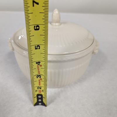 Vintage Wedgewood EDME Ram Head Handled Lidded Tureen Covered Bowl
