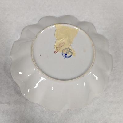Accents Tiger Vase & Flower Design Bowl Wall Or Table Decor