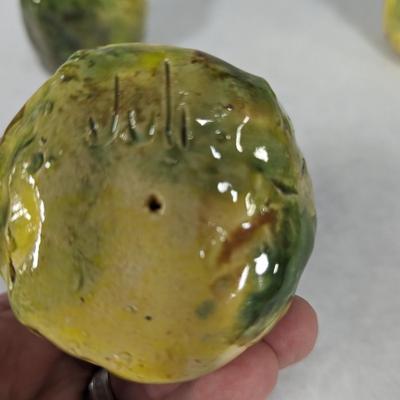 Hand Made Signed Pear Shaped Pottery