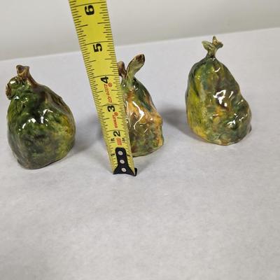 Hand Made Signed Pear Shaped Pottery