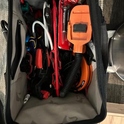 Tools and a bag