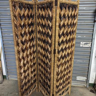 Home Goods Rattan Screen
