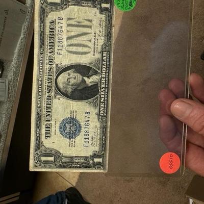 1928a SILVER CERTIFICATE 1 $ U S CURRENCY RARE