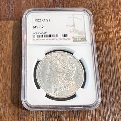 1902 O Morgan Silver Dollar