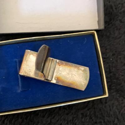 1987 Disney Silver Money Clip Mickey Mouse Sixty Years Commemorative