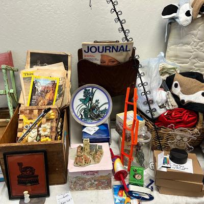 collectible Variety lot Ephemera, Handmade, Antiques