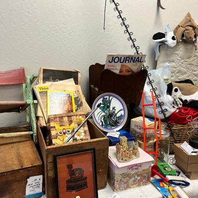 collectible Variety lot Ephemera, Handmade, Antiques