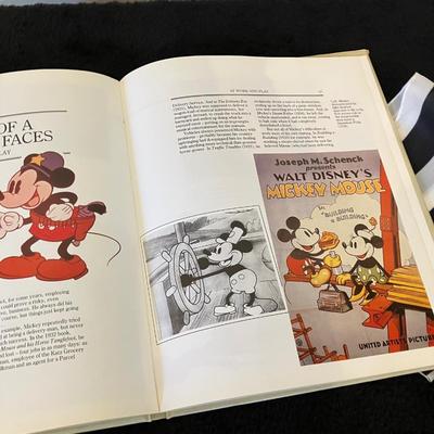 WALT DISNEY'S MICKEY MOUSE: HIS LIFE AND TIMES 1986 First Edition Book with Scarf