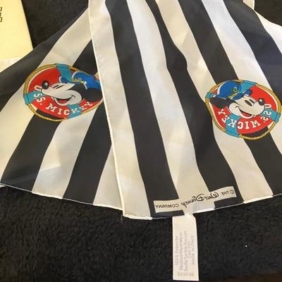 WALT DISNEY'S MICKEY MOUSE: HIS LIFE AND TIMES 1986 First Edition Book with Scarf