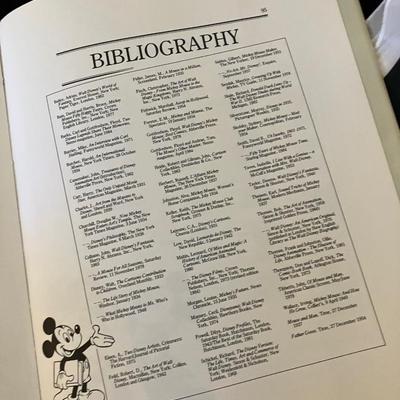 WALT DISNEY'S MICKEY MOUSE: HIS LIFE AND TIMES 1986 First Edition Book with Scarf