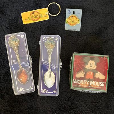 Disney Vintage Collectibles Lot with Silver Spoons, Garlan and more…
