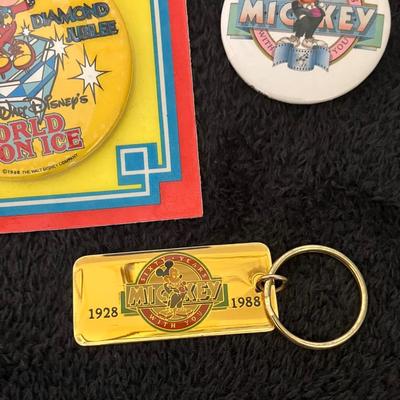 Disney Vintage Collectibles Lot with Pins , Keychain and more…