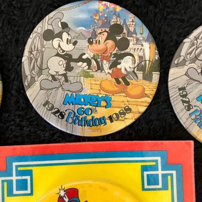 Disney Vintage Collectibles Lot with Pins , Keychain and more…