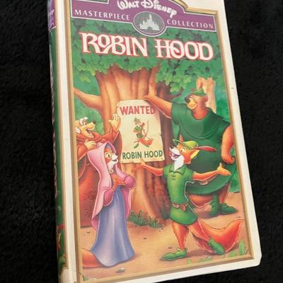 “Robin Hood” Walt Disney Masterpiece Collection VHS 1189