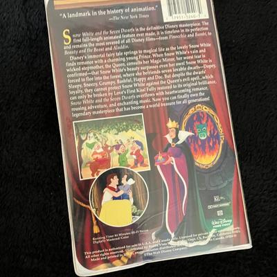 Snow White Seven Dwarfs ~ Disney Masterpiece Collection~ Classic VHS 1524
