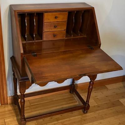 Ethan Allen Vintage Maple Slant Front Desk