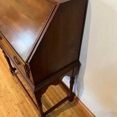 Ethan Allen Vintage Maple Slant Front Desk